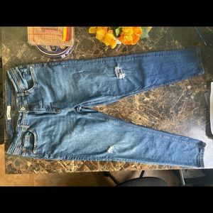 ZARA ripped skinny jeans